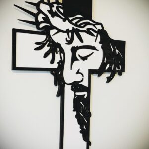 ON SALE🔥Jesus Cross Metal Sign Christ Wall Art Decor [Height of 18 inches]